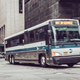 New York City buses on 5th Avenue, January 2017.